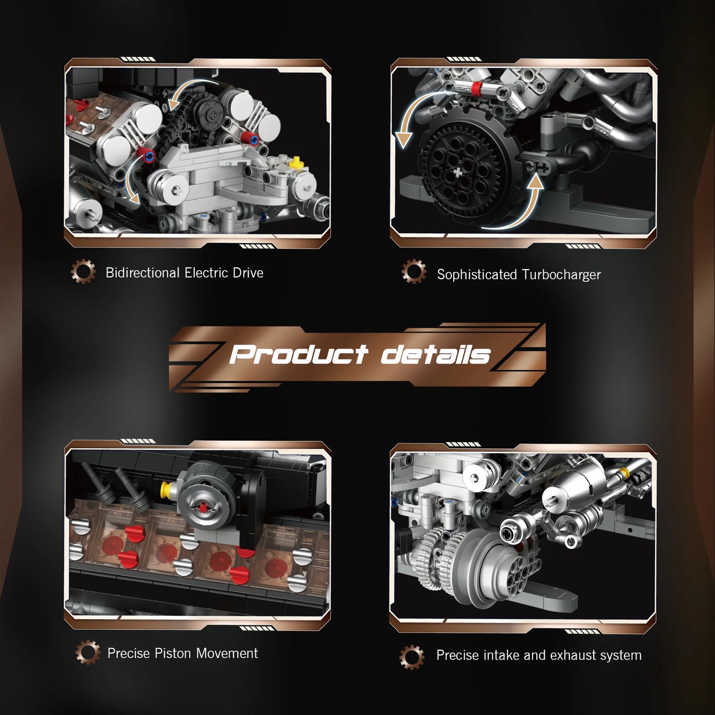 FreeTribe 36301 V12 DOHC Engine