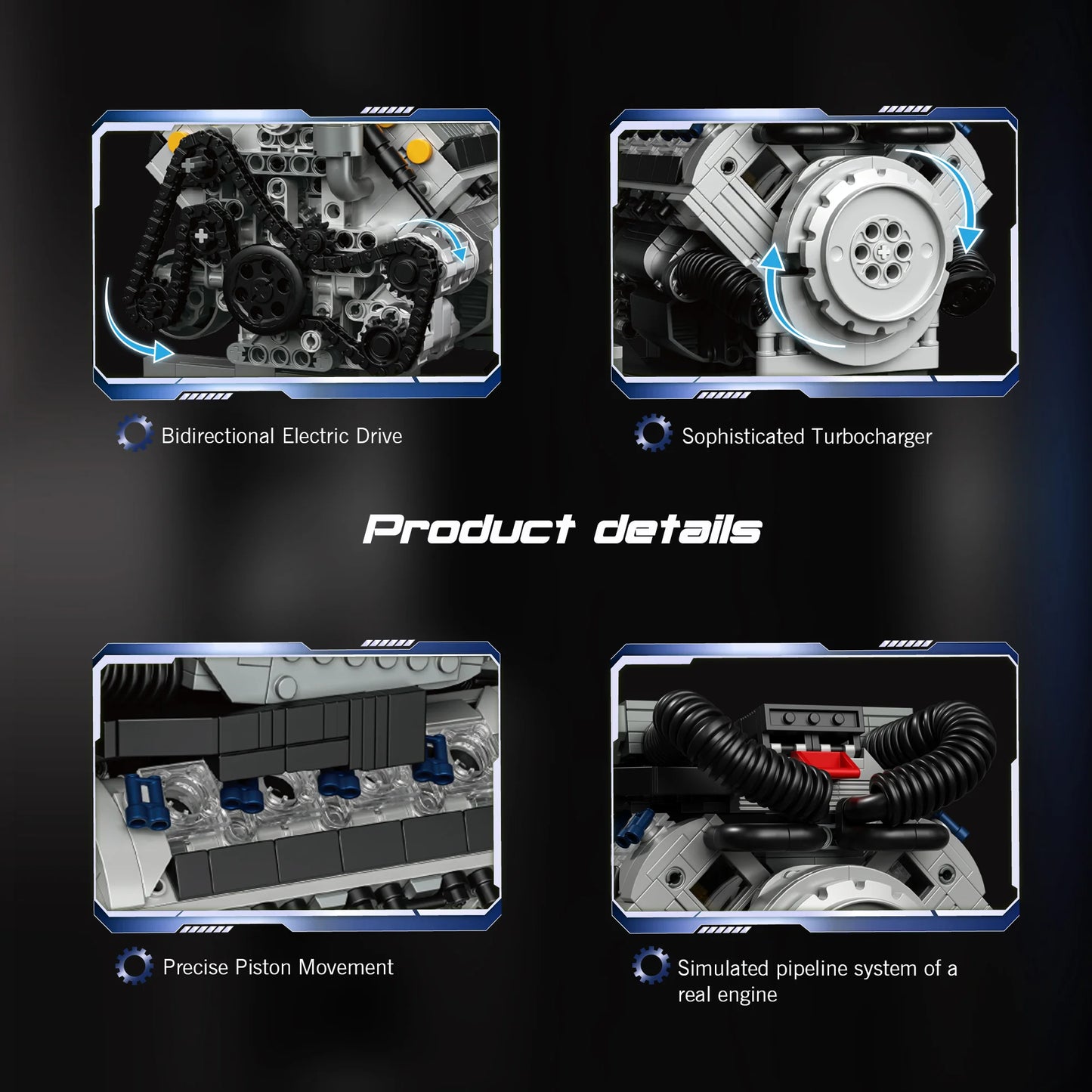 FreeTribe 36303 V8 Engine