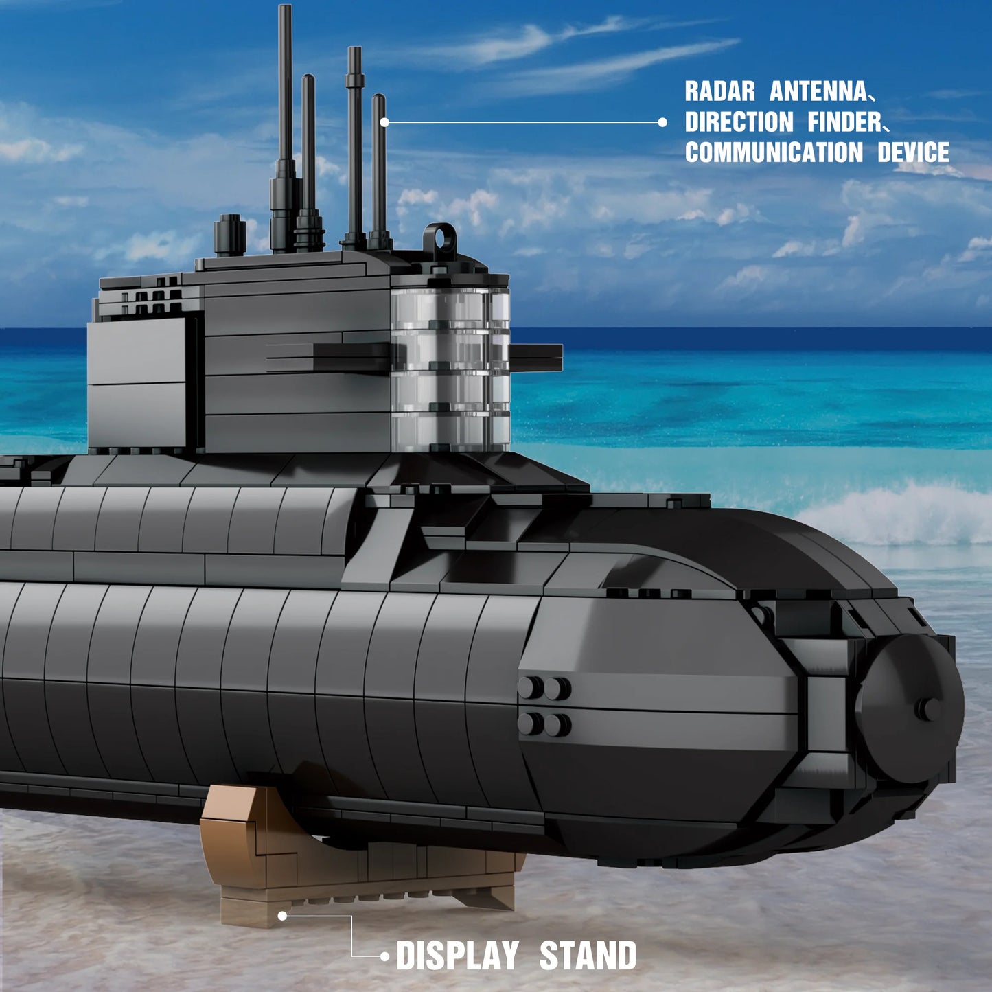 Reobrix 800 Military Nuclear Submarine Building Set