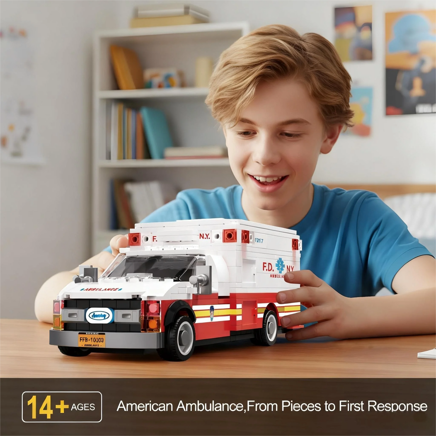 Amazing Block 10003 AMERICAN AMBULANCE