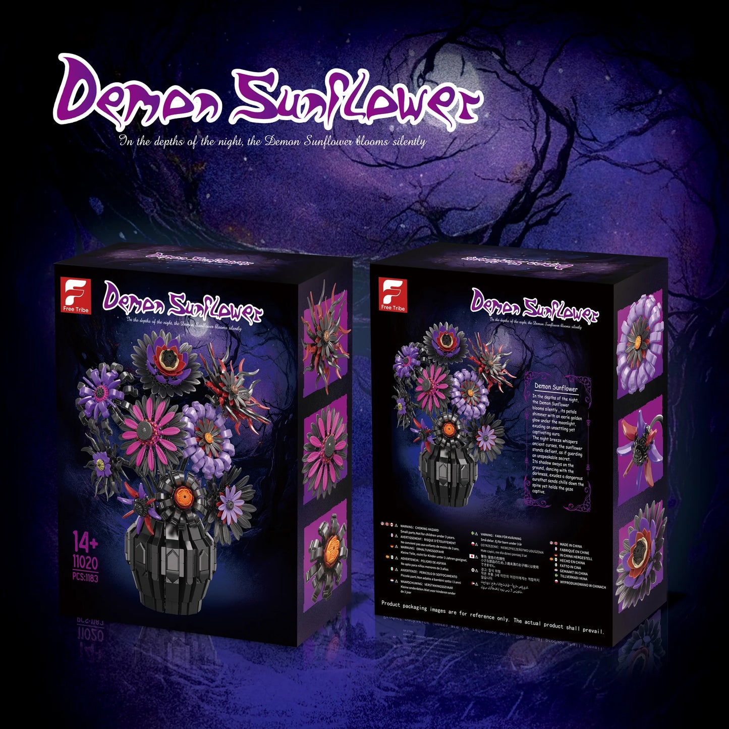 FreeTribe 11020 Demon Sunflower