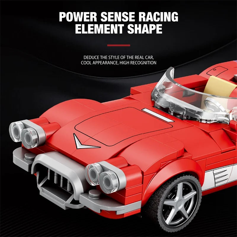 Reobrix 808 Corvette C1 Toy Car Building Set