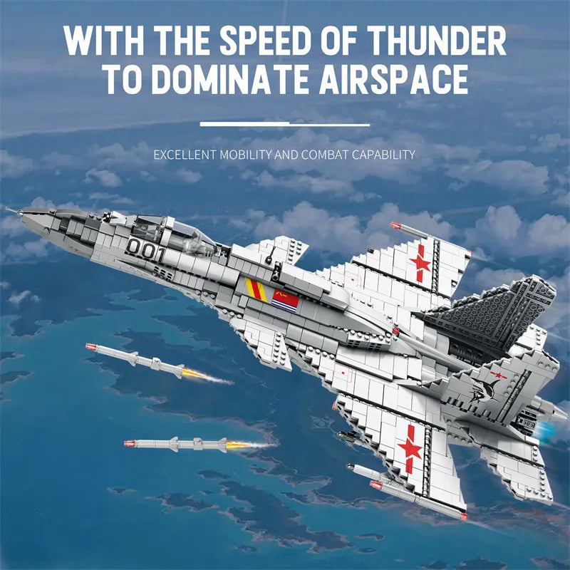 Reobrix 33023 J-15 Fighter Jet Building Sets