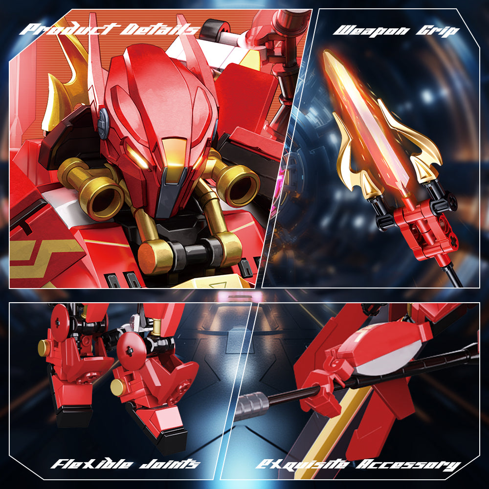 Samurai-Mech-Bausatz, 511 Teile