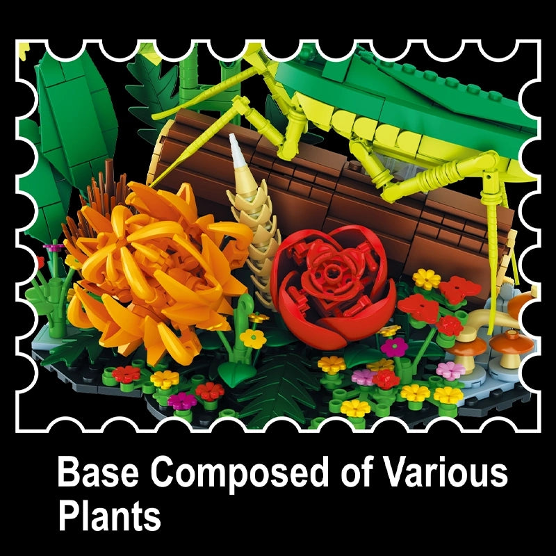 Xbert 66109 Mantis and Chrysanthemum Building Set