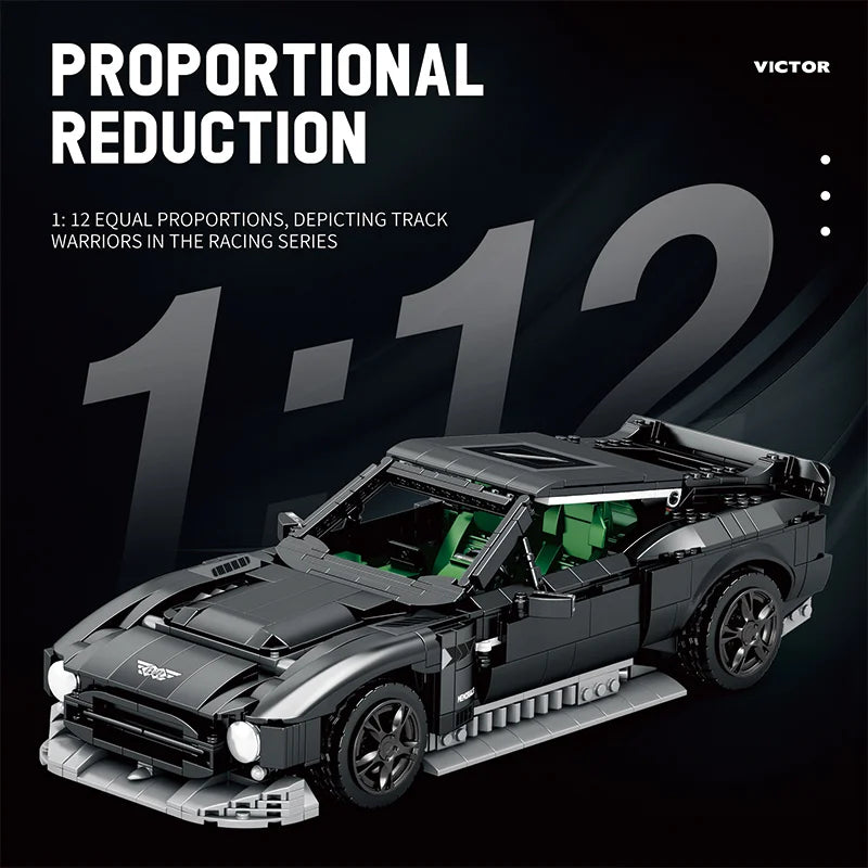 Reobrix 11028 Aston Martin Victor Toy Car Building Blocks