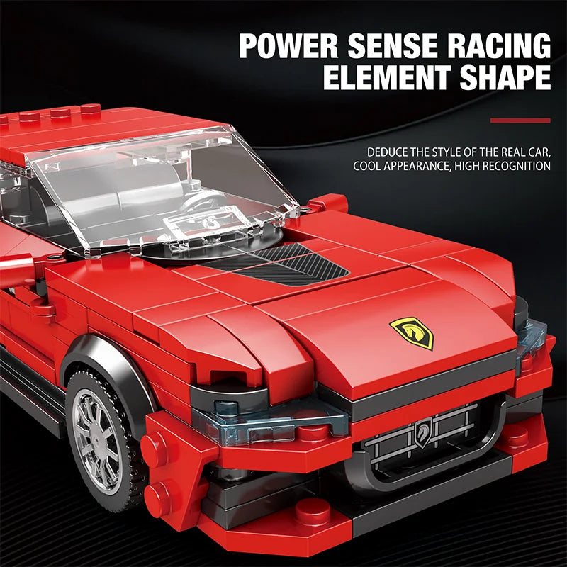 Reobrix 689 Ferrari PUROSANGUE Toy Car Building Set