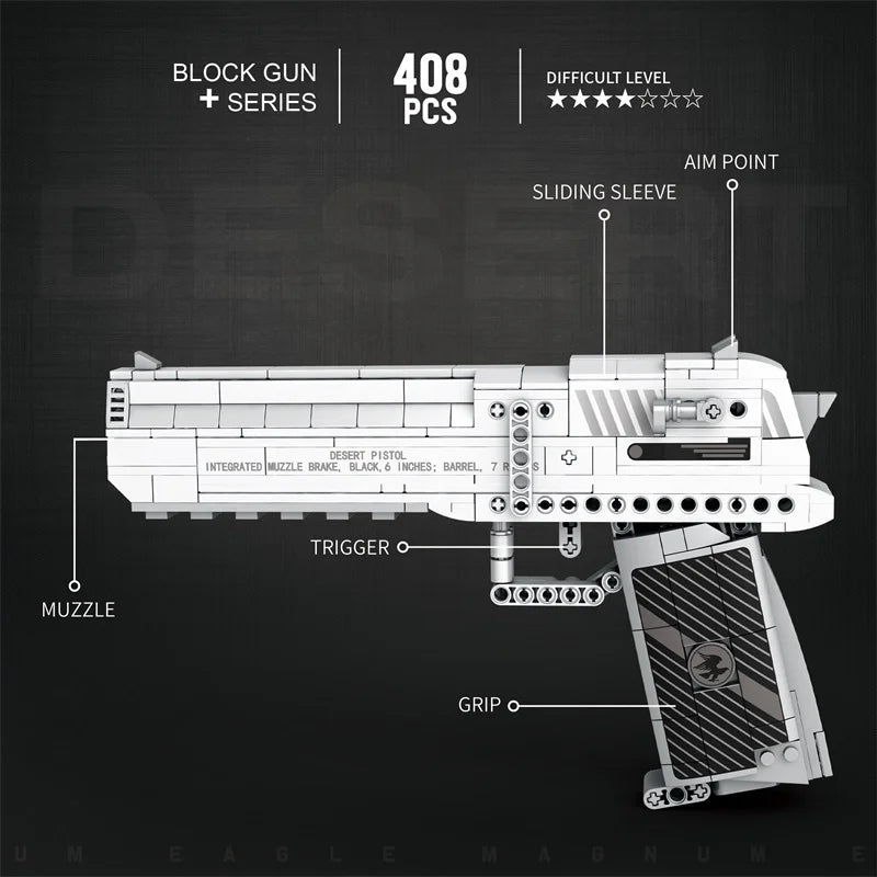Reobrix 77001 Desert Eagle Model Building Kit