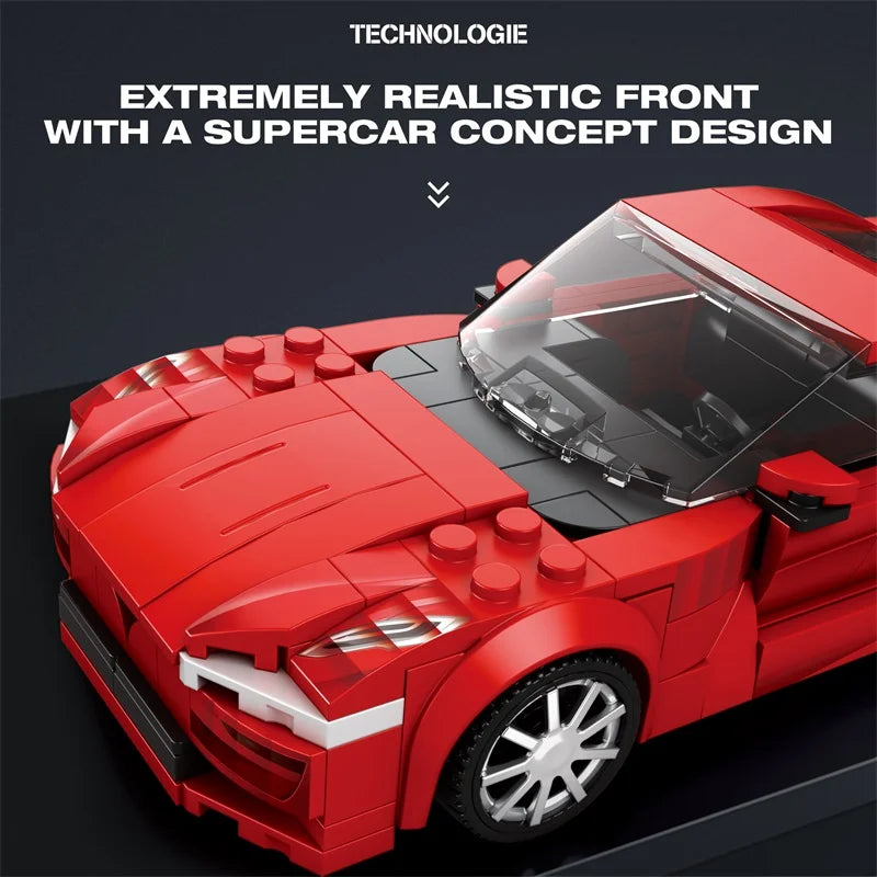 Reobrix 820 Tesla Toy Car Building Set