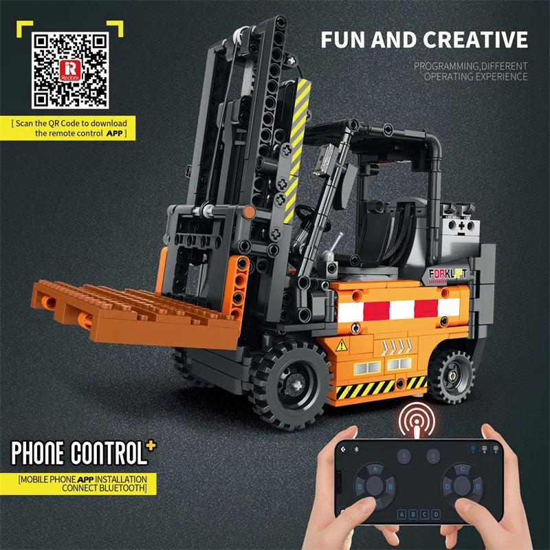 Reobrix 22002 Forklift Truck Building Set