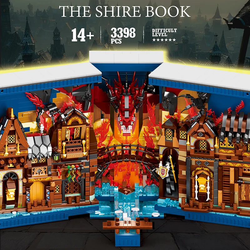 Reobrix 66035 The Shire Bookends Building Blocks Set