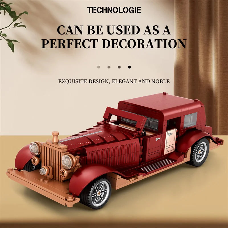 Reobrix 11033 Rolls-Royce Phantom Toy Car Building Blocks