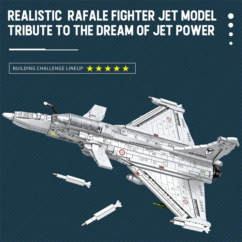 Reobrix 33035 Dassault Rafale Model Building Sets