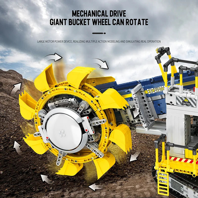 Reobrix 22017 Bucket Wheel Excavator Building Set