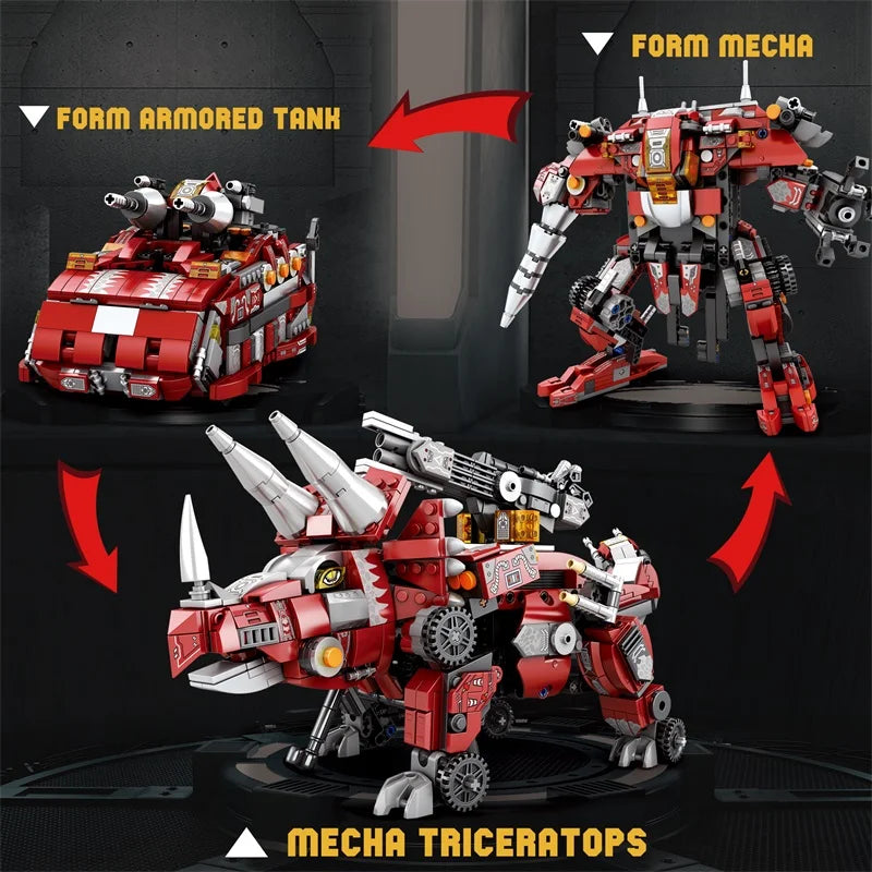 Reobrix 33003 Transformers 3 in 1 Building Blocks Set