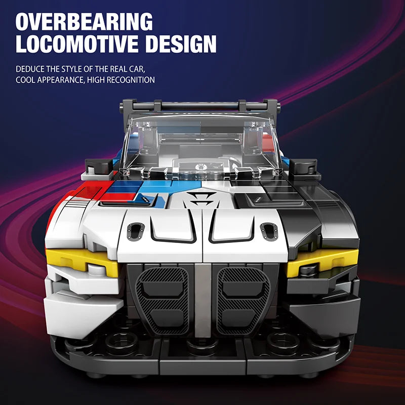 Reobrix 672 BMW M4 GT3 Toy Car Building Set