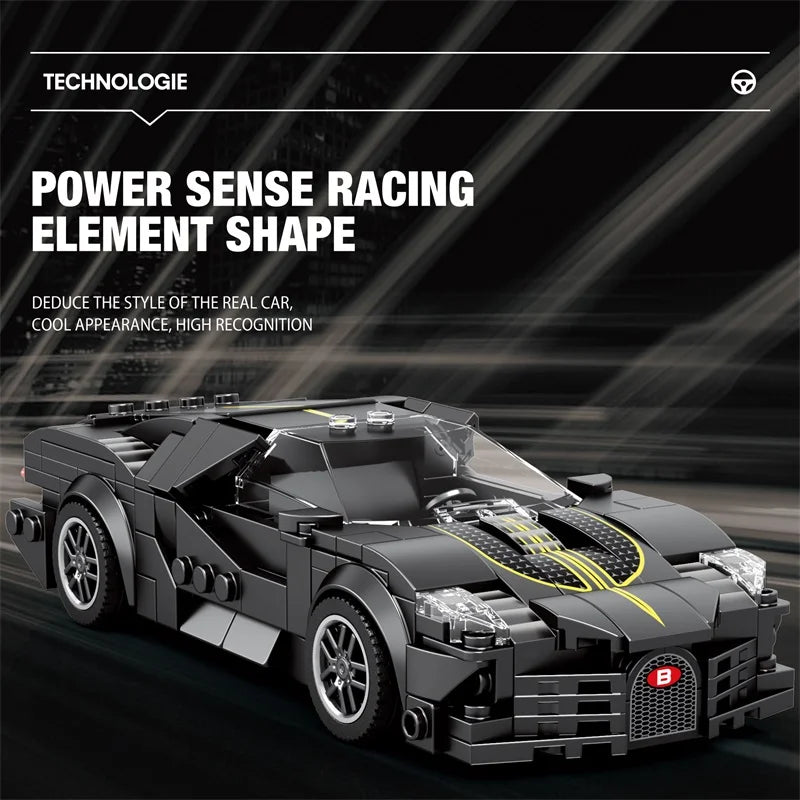 Reobrix 685 Bugatti La Voiture Noire Toy Car Building Set