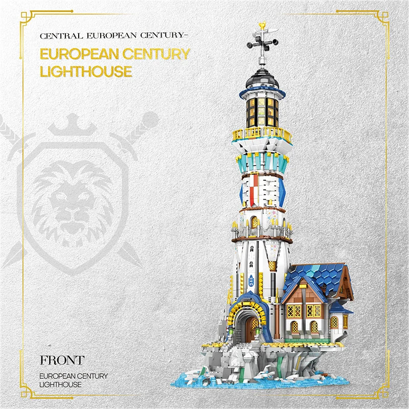 Reobrix 66028 Medieval Lighthouse Building Set