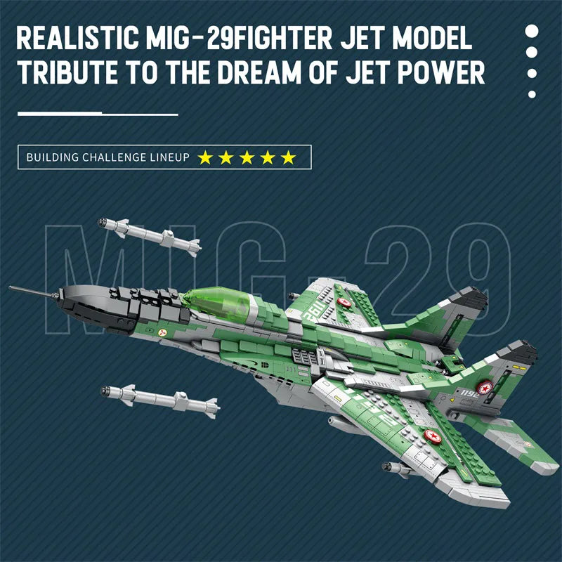 Reobrix 33024 MIG-29 Fighter Jet Building Sets