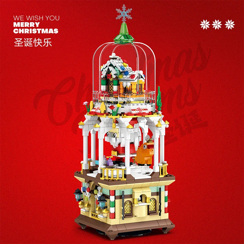 Reobrix 66004 Santa Claus Building Set with LED