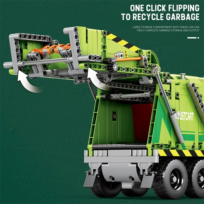Reobrix 22022 Garbage Truck Building Set