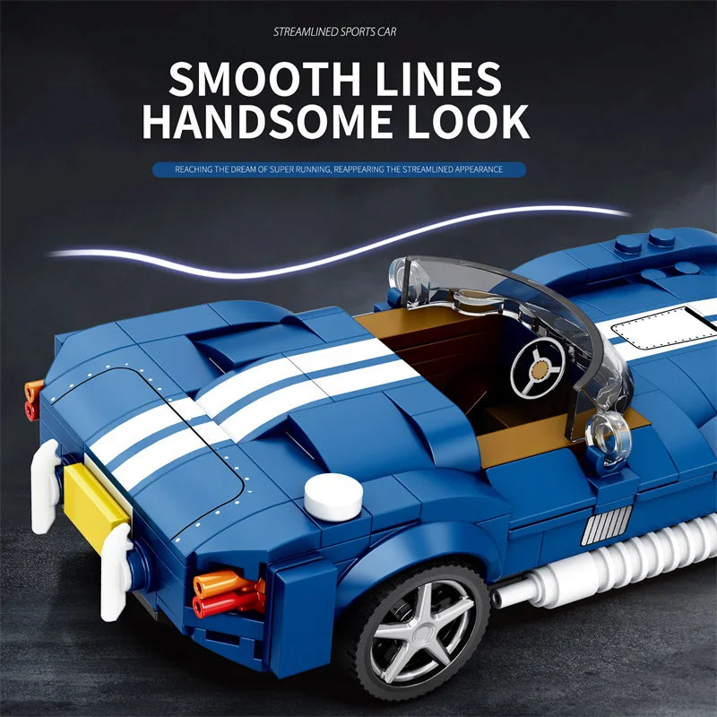 Reobrix 812 Shelby Cobra Toy Car Building Set