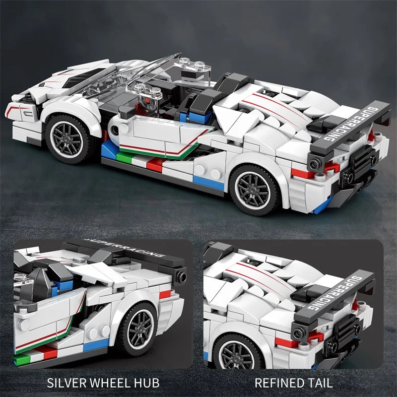 Reobrix 687 SVJ Lamborghini Toy Car Building Set