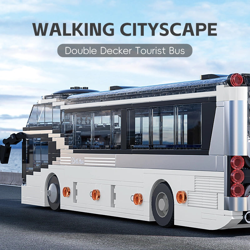 Xbert 66034 Double Decker Tourist Bus Building Set