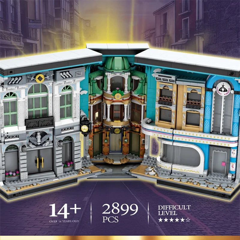 Reobrix 66032 Street Scape Book Building Blocks