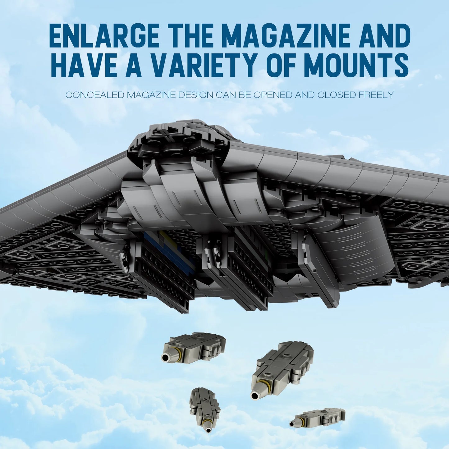 Reobrix 33038 B2 Military Bomber Building Set