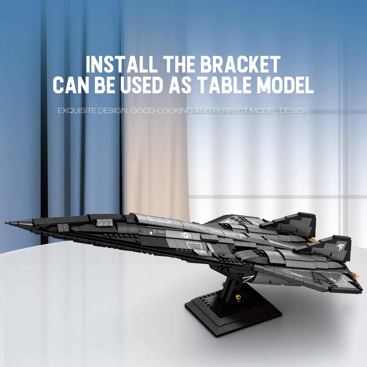 Reobrix 33039 SR-72 Reconnaissance Fighter Jet Building Set