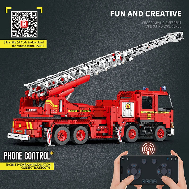 Reobrix 22005 Fire Engine Truck Building Set