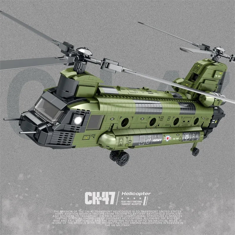 Reobrix 33031 CH-47 Helicopter Building Set