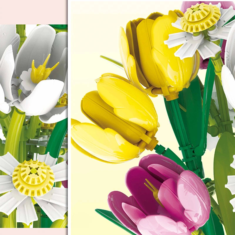 BAKA 33802 Tulip Building Set with Vase