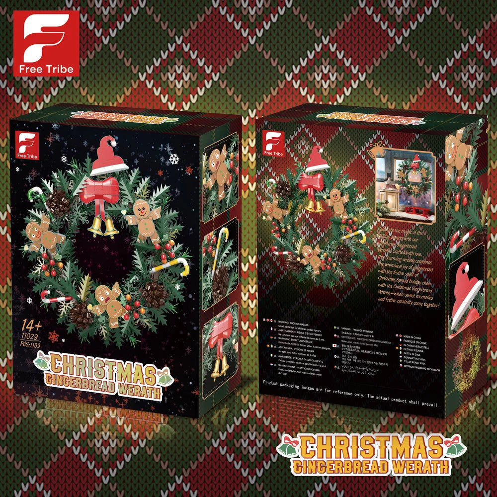 FreeTribe 11029 Christmas Gingerbread Wreath