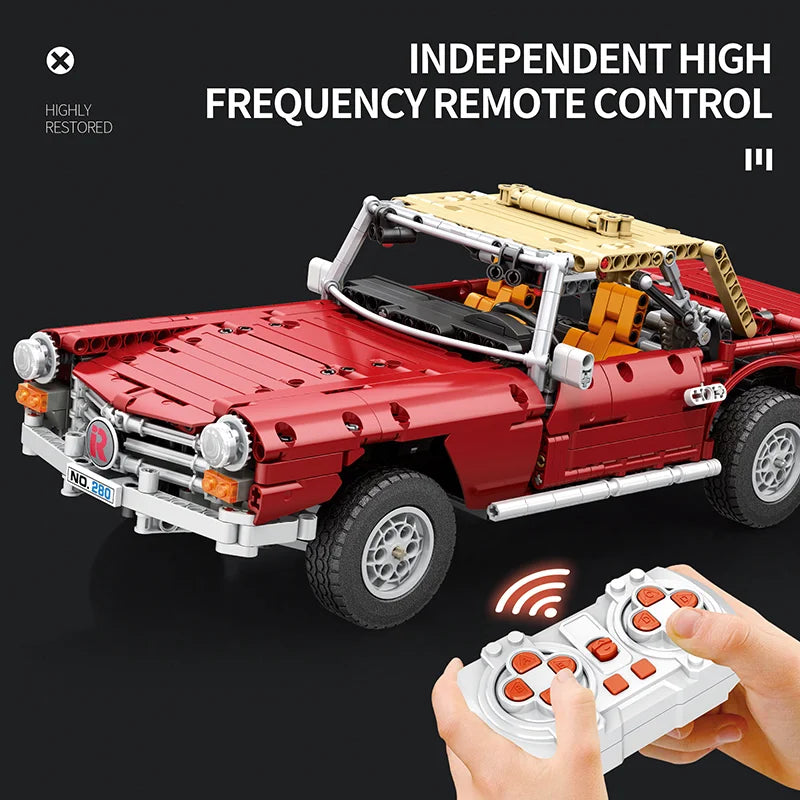 Reobrix 11005 Benz 280SL Toy Car Building Blocks