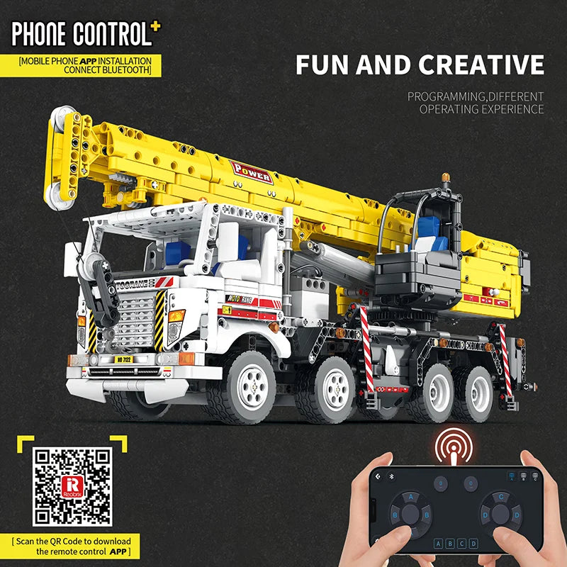 Reobrix 22007 Mechanical Construction Truck Model Building Set