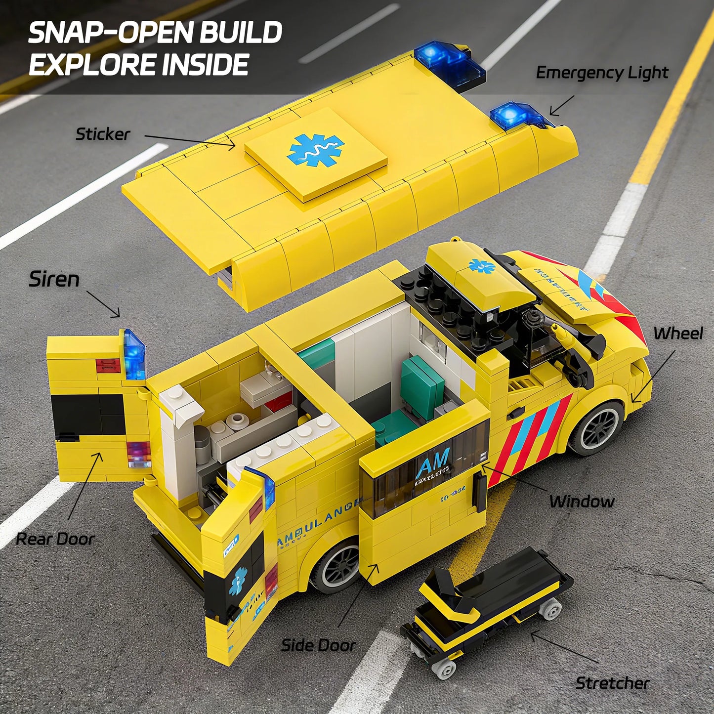 Amazing Block 10004 EUROPEAN AMBULANCE