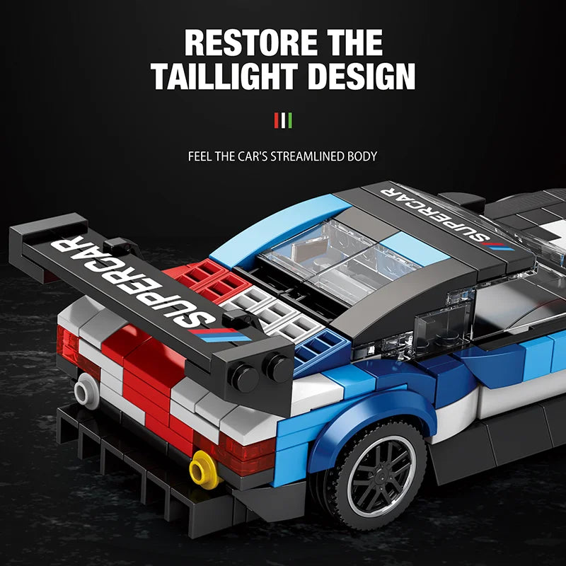 Reobrix 672 BMW M4 GT3 Toy Car Building Set