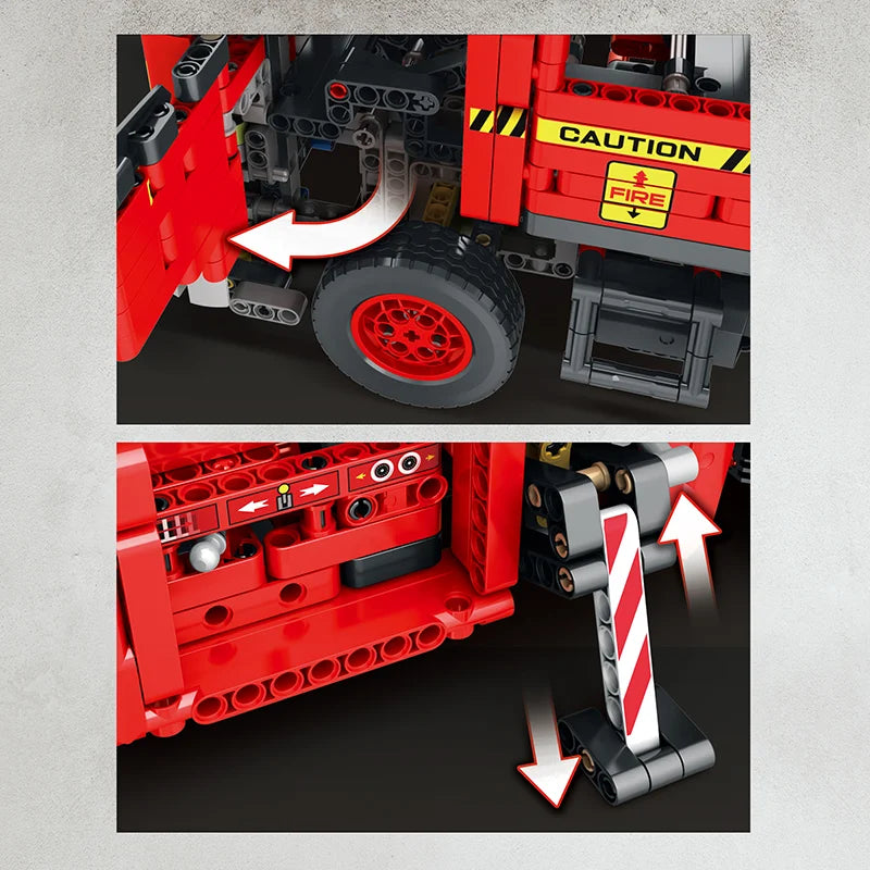 Reobrix 22005 Fire Engine Truck Building Set