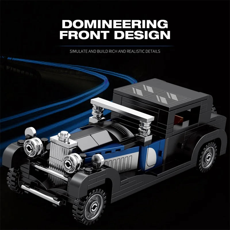 Reobrix 814 Bugatti Type 41 Royale Toy Car Building Set