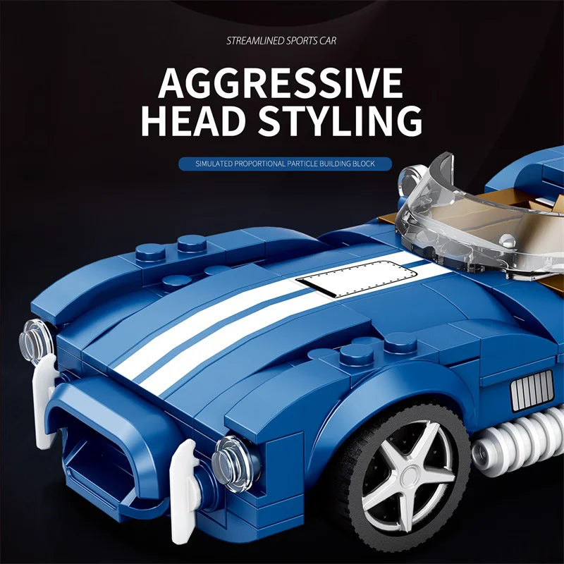 Reobrix 812 Shelby Cobra Toy Car Building Set