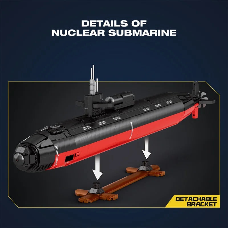Reobrix 33049 Nuclear Submarine Building Sets
