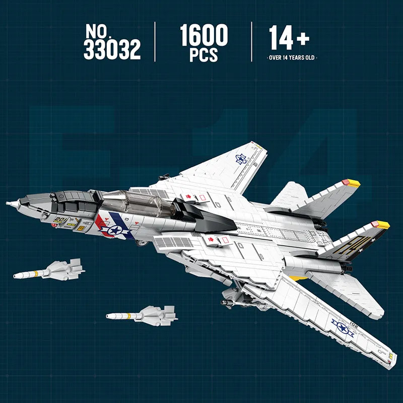 Reobrix 33032 F-14 Tomcat Building Set