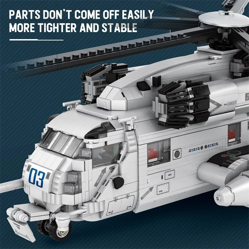 Reobrix 33037 CH-53 Helicopter Building Set