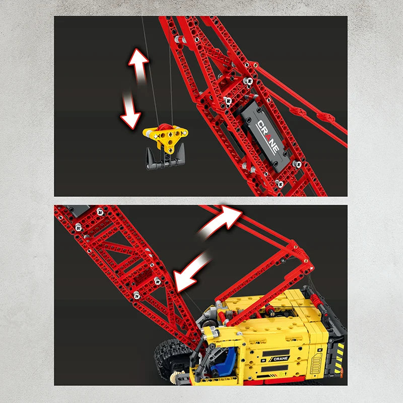 Reobrix 22006 Crawler Crane Building Set