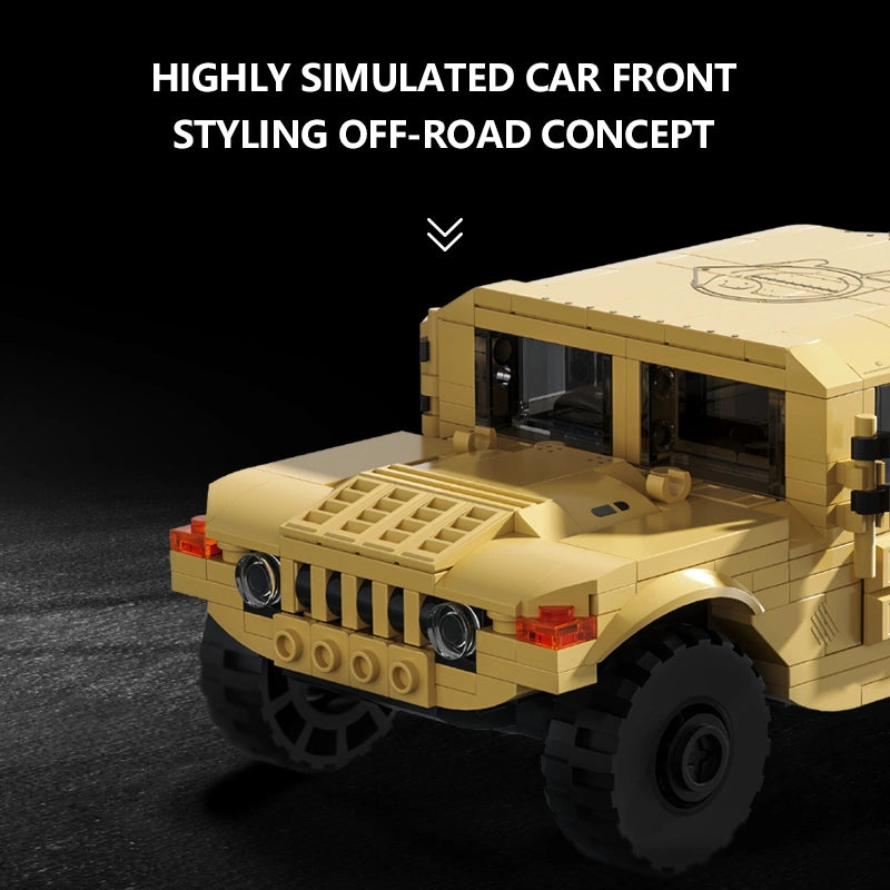 Xbert 66005 Military Vehicle H1 Car Model Building Set