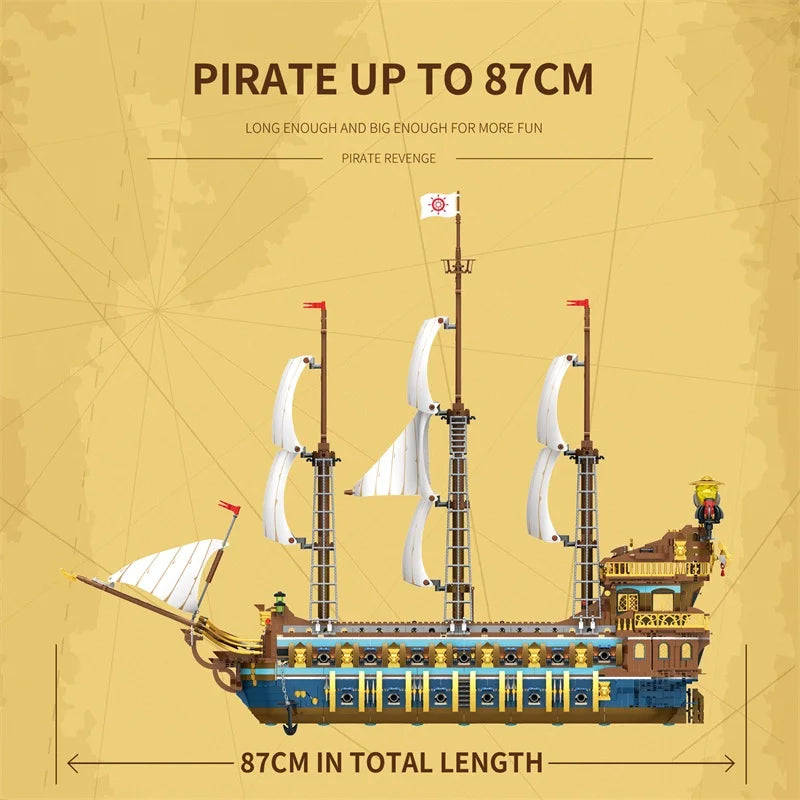 Reobrix 66011 Royal Pirate Ship Building Set