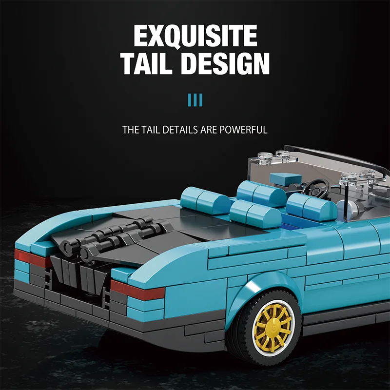 Reobrix 688 Rolls-Royce Boat Tail Toy Car Building Set