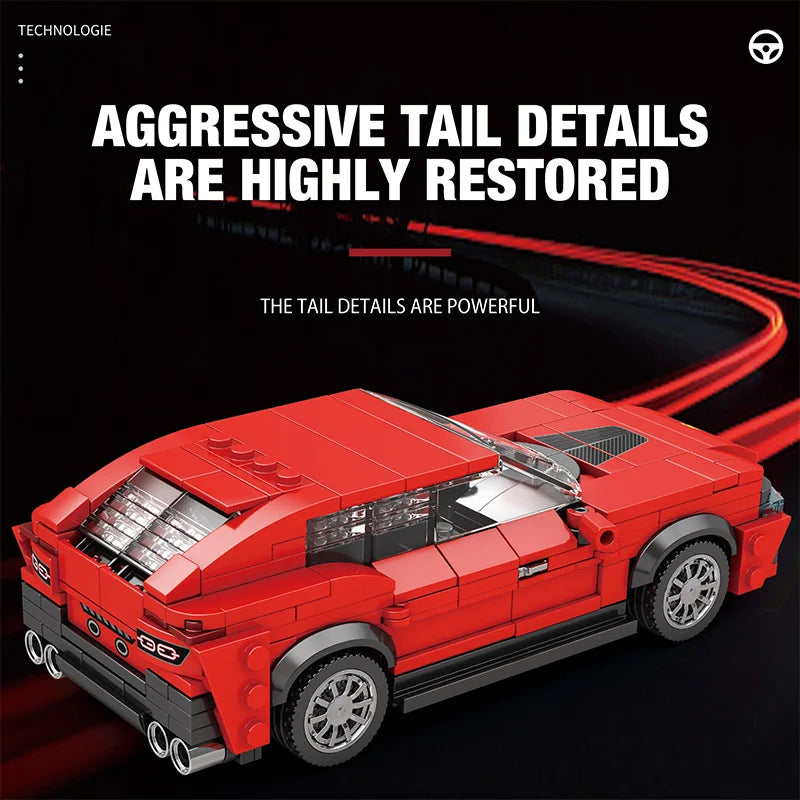 Reobrix 689 Ferrari PUROSANGUE Toy Car Building Set